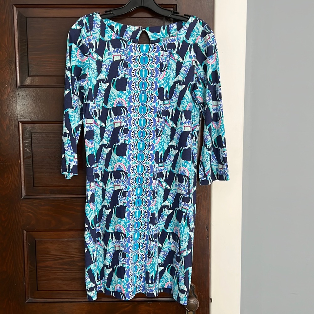 Lily Pulitzer Bay Dress - Bright Navy Alpaca My Bags